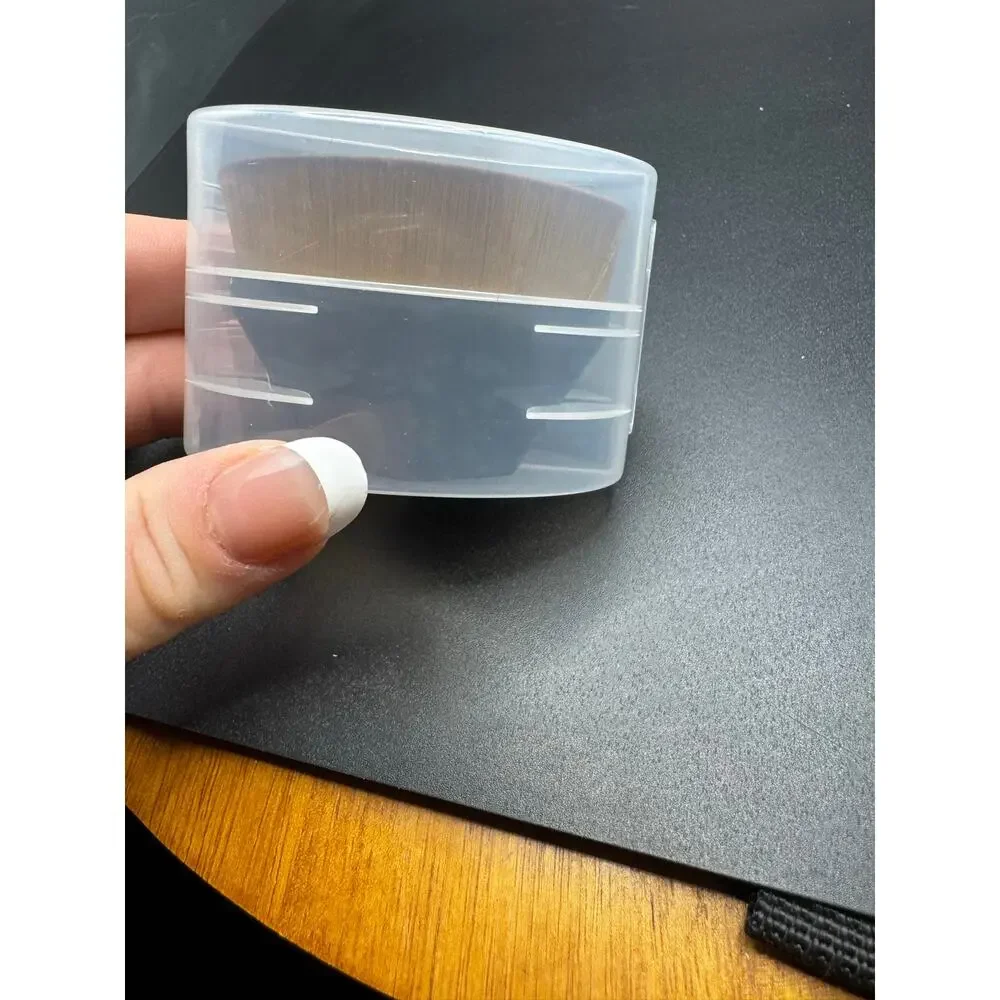 NWT Flat Foundation Brush In Clear Case